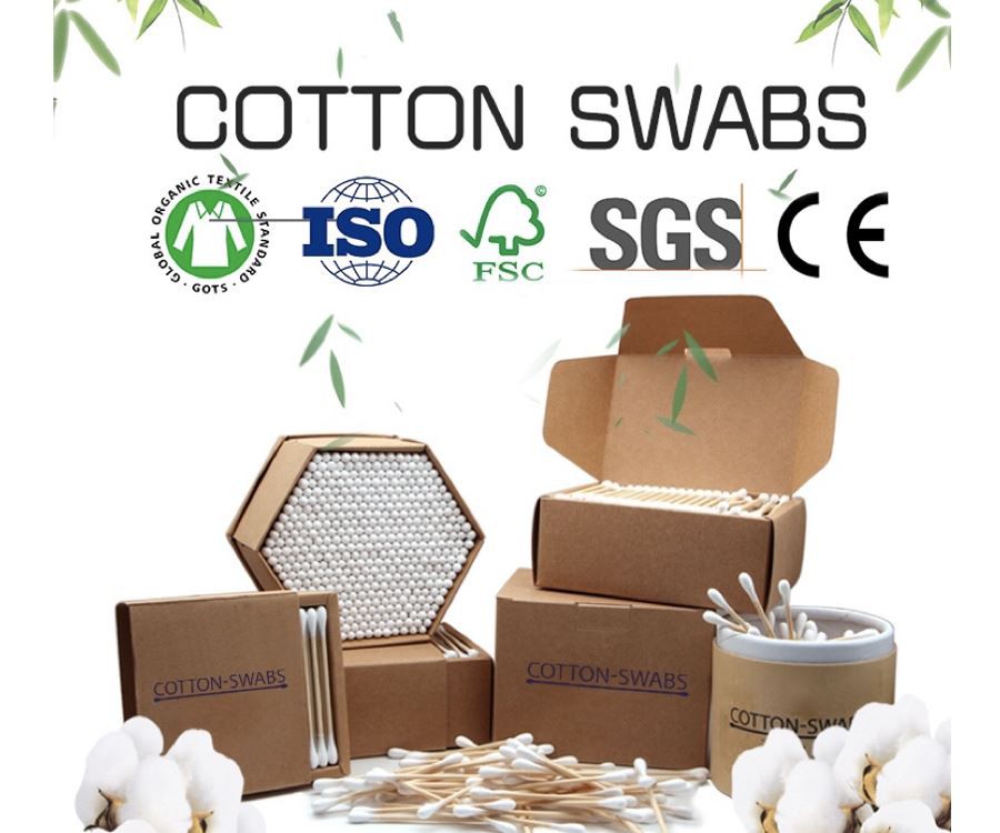 bioderadable bamboo  cotton buds 
